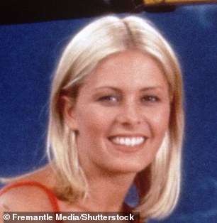 Nicole Eggert in an early '90s publicity shot for Baywatch...