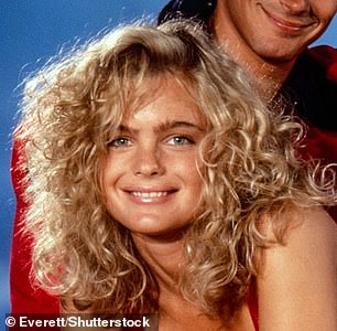 Eleniak in a 1991 publicity shot for Baywatch...