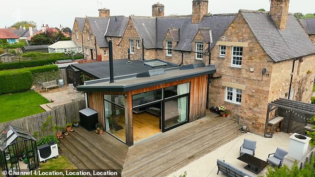 With offers listed over £660,000, Claire said she was 'dumbstruck' by the B-listed property, while Kirstie's co-host Phil Spencer admitted she had 'knocked it out of the park'