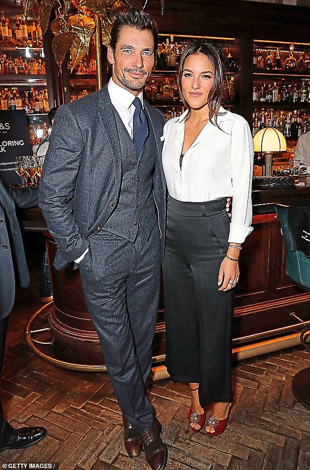 With partner Stephanie Mendoros