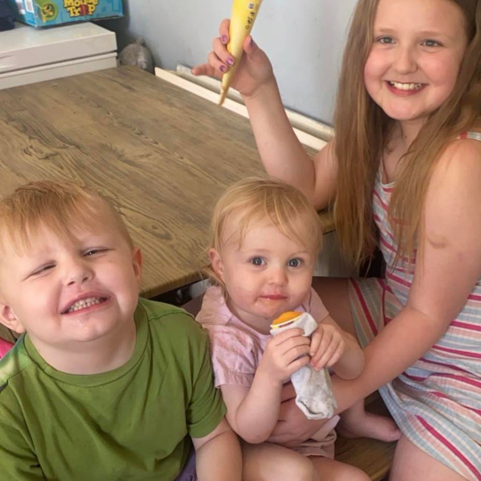 Oscar, Aubree, and Denisty.