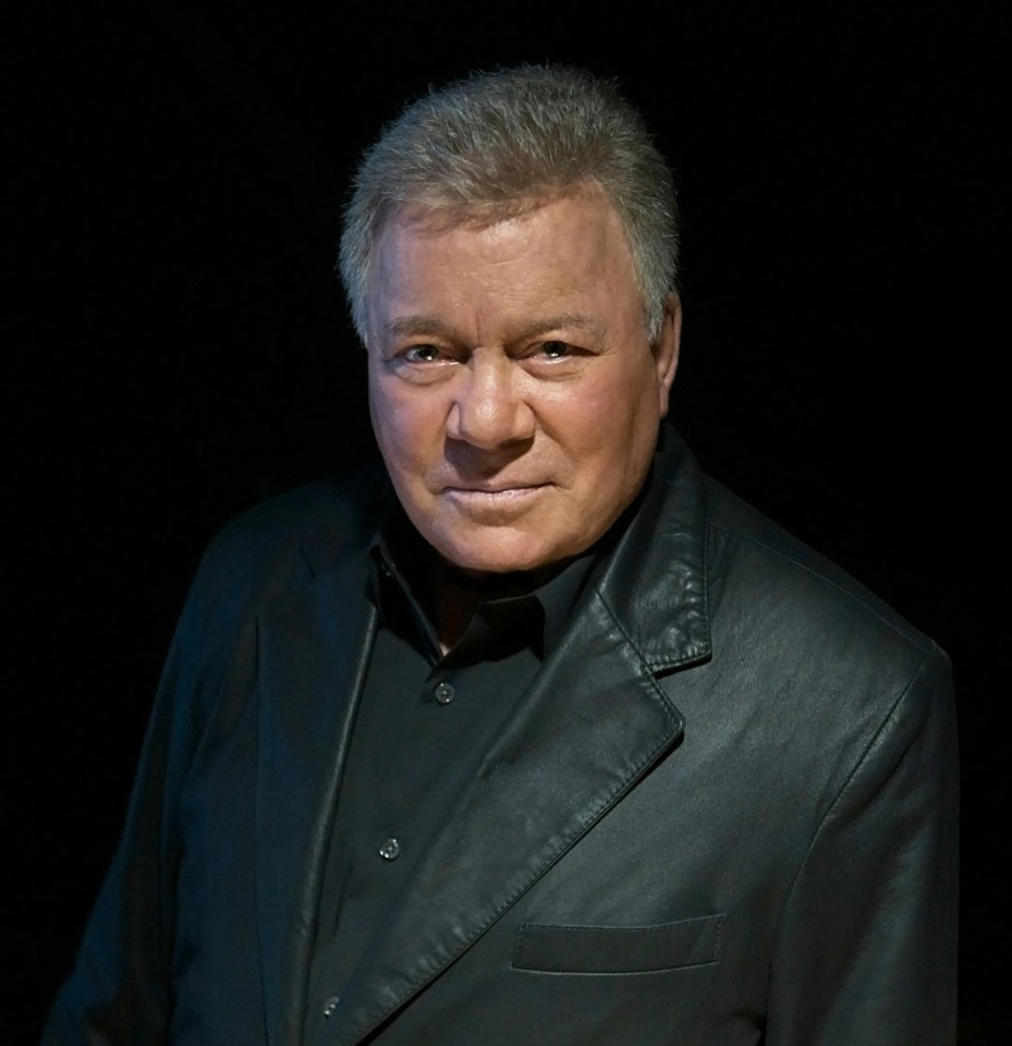 William Shatner in a portrait prior to his Blue Origin space launch.