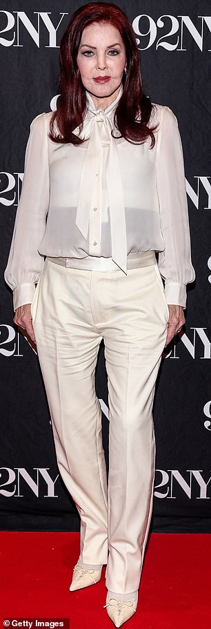 It's one of many appearances Presley has been making in support of her memoir