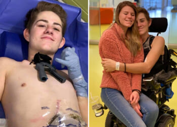 Man, 25, who lost entire lower body after being chopped in half in forklift accident reveals new devastating blow