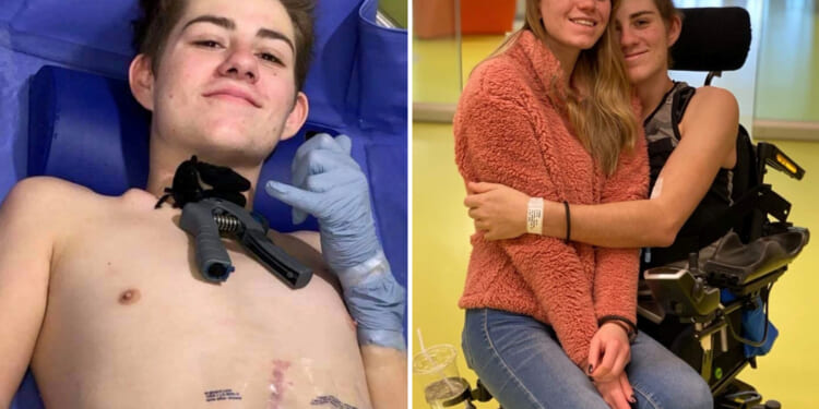 Man, 25, who lost entire lower body after being chopped in half in forklift accident reveals new devastating blow