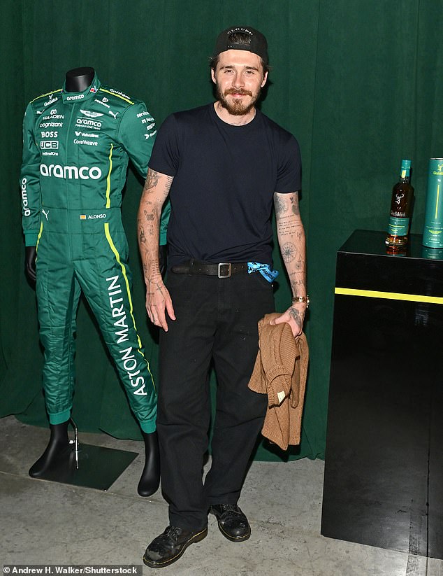 Later in the day, he attended the Glenfiddich x Aston Martin Formula One Team Limited Edition Scotch Whisky launch event