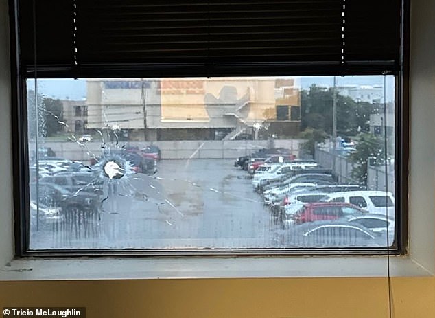 Investigators said Jahn fired 'indiscriminately' at the ICE office, peppering the transport van with bullets and also hitting windows in the building numerous times