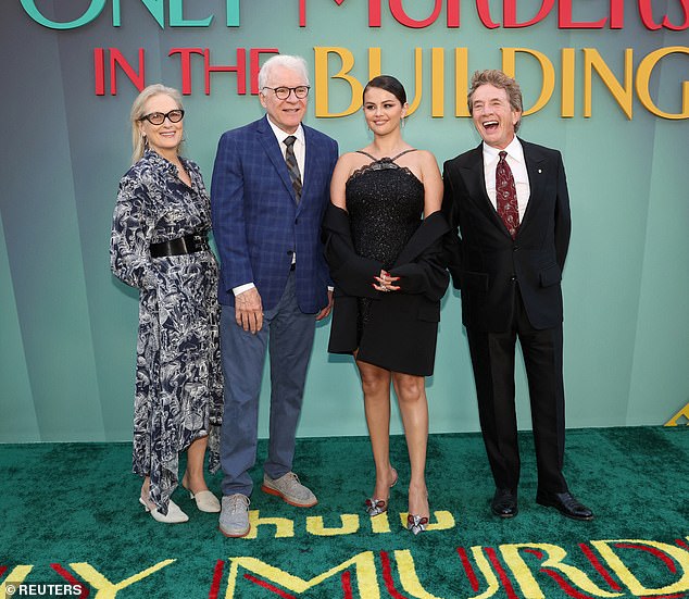 Gomez's Only Murders in the Building co-stars Steve Martin (left) and Martin Short (right) are also on the wedding guest list. Meryl Streep (left) is reportedly no longer able to attend