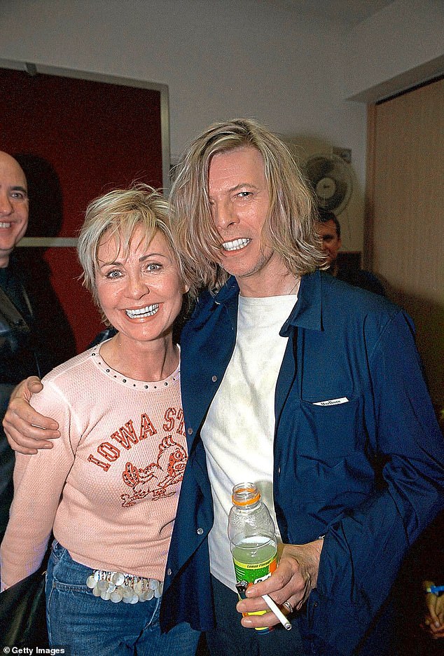 The singer, 76, and the legendary Starman hitmaker had a romance in the 1970s after meeting at a hotel in Sheffield