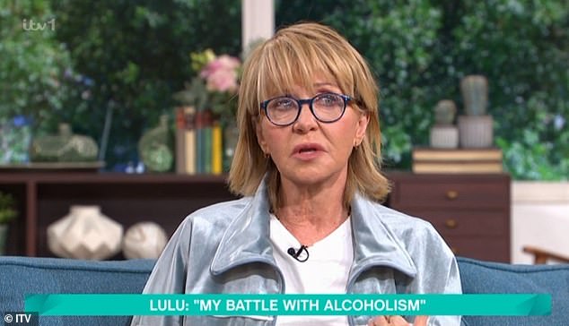 Lulu fought back the tears as she opened up about her alcoholism - and how 'sad' she feels that her dad didn't have the same amount of help she did on This Morning
