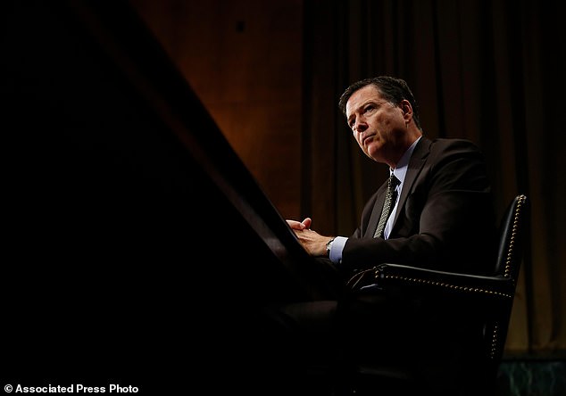 FBI Director James Comey pauses as he testifies on Capitol Hill in Washington, May 3, 2017, before the Senate Judiciary Committee hearing: "Oversight of the Federal Bureau of Investigation."