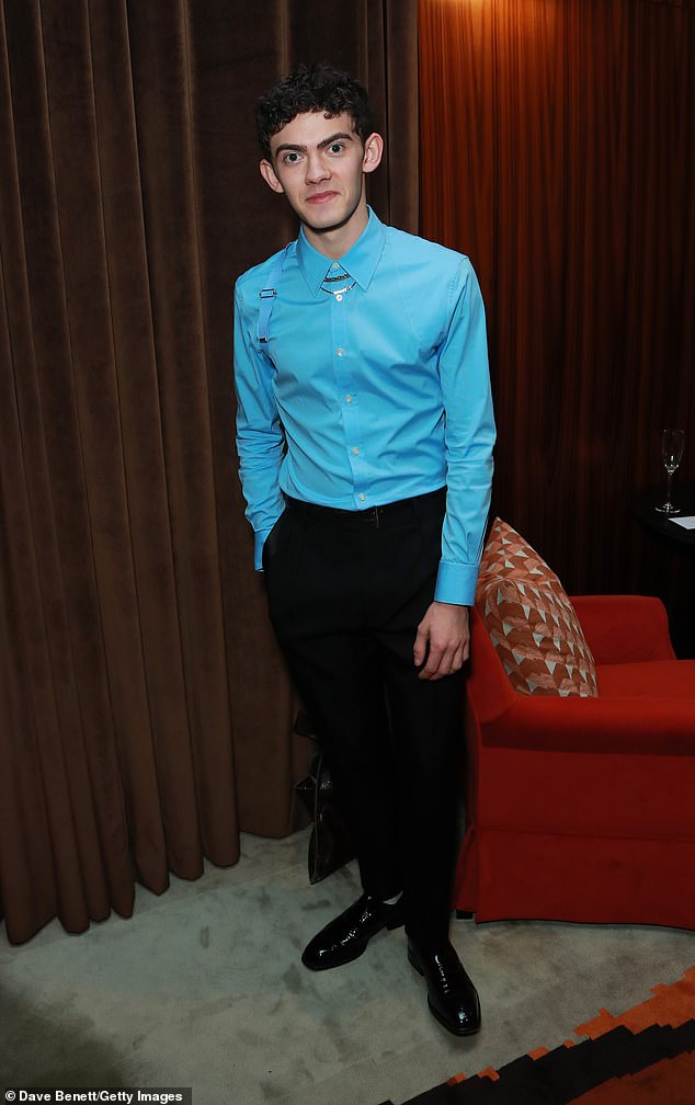 Joe pictured attending the press night after party on Thursday