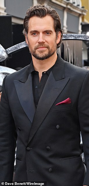 Cavill pictured in London on June 28, 2023