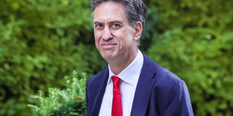 Ed Miliband’s drive to Net Zero could see bills rising by £90, warns energy watchdog
