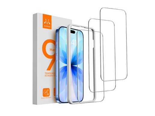 Mkeke Screen Protector for iPhone 17 (3-Pack)