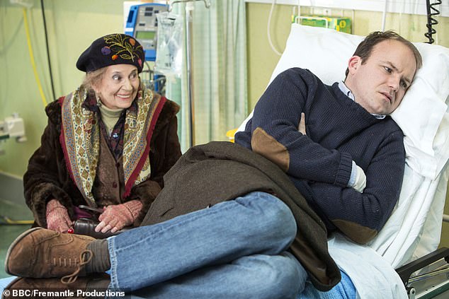 Ms Posner pictured in Count Arthur Strong with Rory Kinnear in 2013. She featured many times on the small screen - in Casualty, The Ruth Rendell Mysteries and a string of other top shows