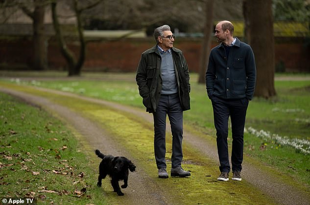 William invited the star to Windsor Castle and they go for a walk around Windsor Great Park