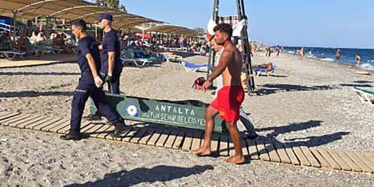 Tourist mum dies after being hit by speedboat while swimming off top Turkish beach on first day of her holiday