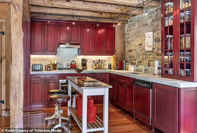 The listing is held by Carl Gambino of the Gambino Group at Compass and Revi Haviv of Addison Wolfe Real Estate