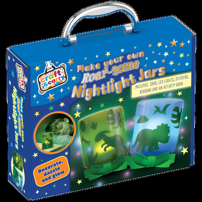 Craft & Carry "Roar-Some Nightlight Jars" kit.