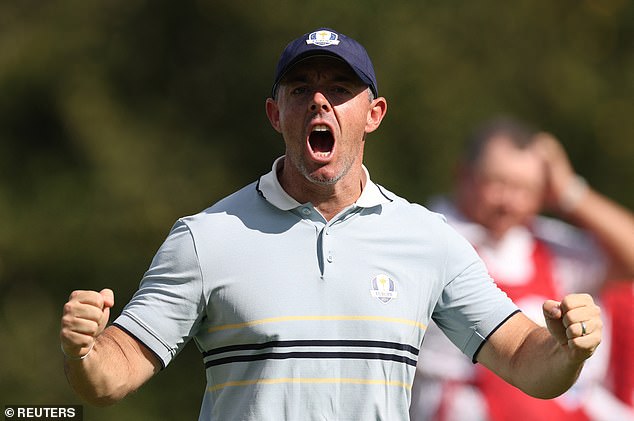 The Europeans, including Rory McIlroy, stormed into a commanding lead in the morning