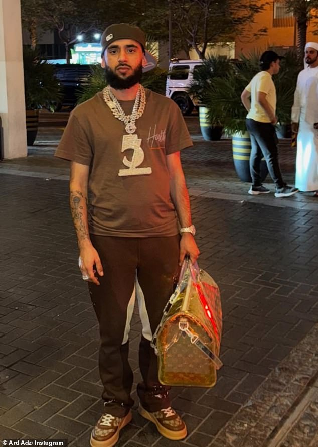 Ard Adz, a rapper-turned-jeweller, claimed he's owed money for a bracelet he sold to the former England star