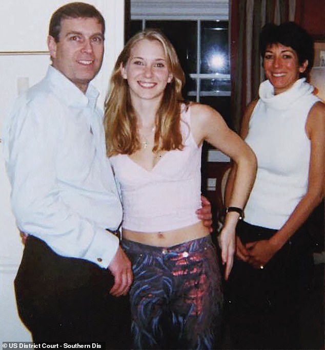 It was in 2014, when Virginia Giuffre first made her allegations against their father (pictured together, with Ghislaine Maxwell, right), that his daughters' charmed lives were really shaken up