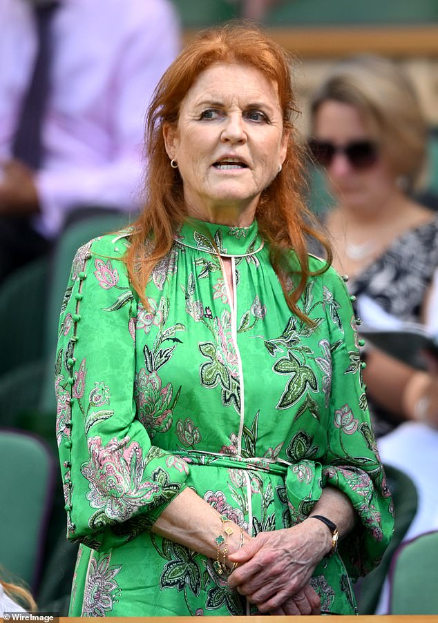 She said: new information has come to light that makes it impossible for me to reconcile my values with Sarah Ferguson's behaviour, which I believe is inexcusable' (pictured in June)