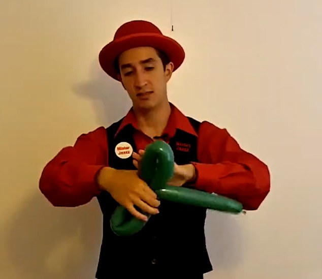 The alleged shooter was a clown and balloon artist, calling himself 'Mister Jazzz' for performances at children's parties and public libraries