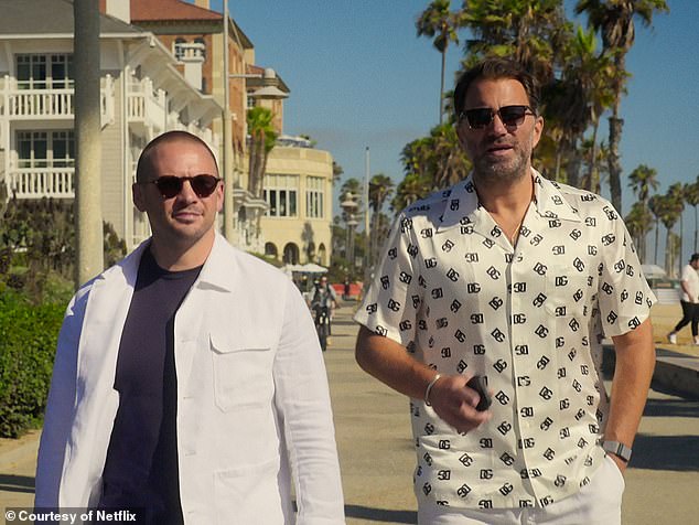 Anthony Joshua could finally realise his long-stated ambition to fight in Africa after Matchroom CEO Frank Smith (pictured left) flew to Ghana to hold exploratory meetings in Accra