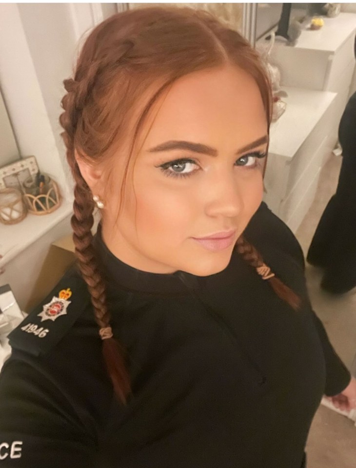 Hannah Byrne, a 22-year-old Surrey Police Officer.
