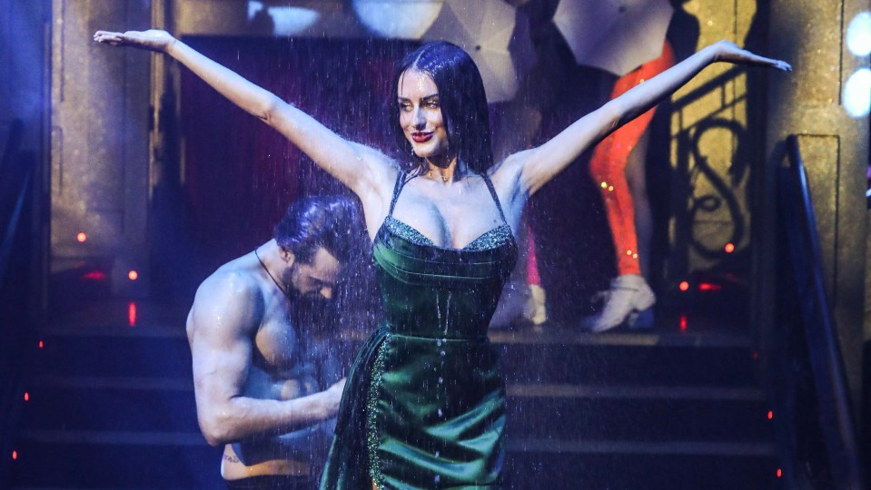 Amber Davies performing in Proud Embankment's Cabaret All Stars Show.