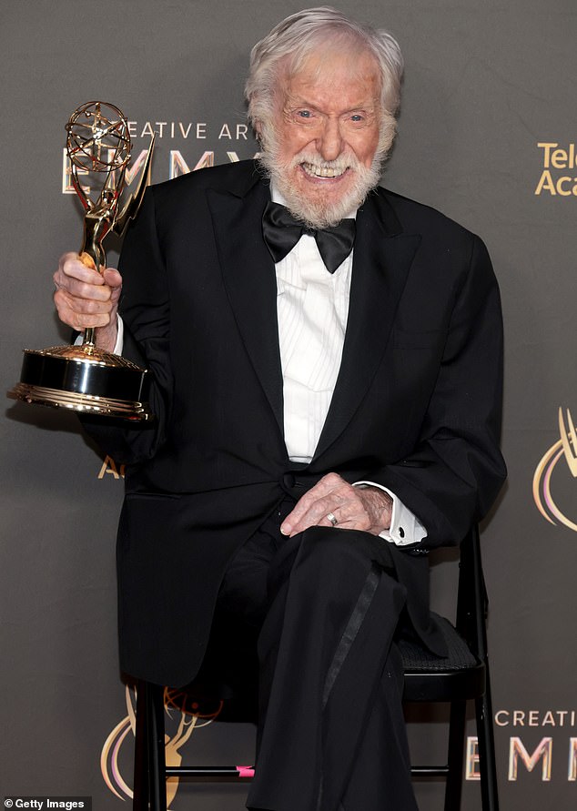 Last year in September, the star joked that he's still 'looking for work' while at the Creative Arts Emmys (seen above)