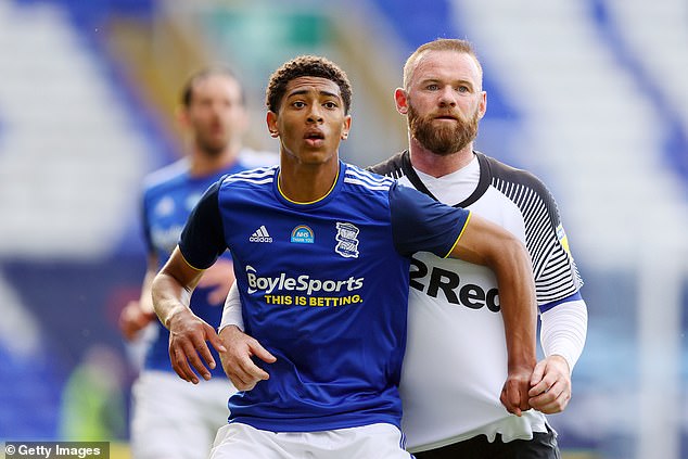 Wayne Rooney came up against a young Bellingham and was amazed by his physicality