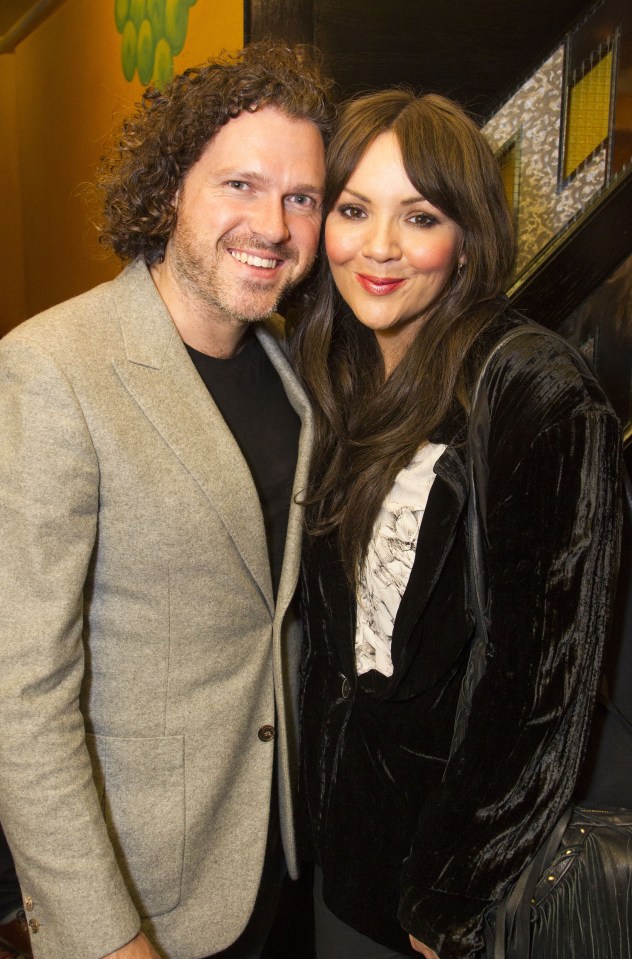 Jack McManus and Martine McCutcheon at the "Dreamgirls" musical media night.