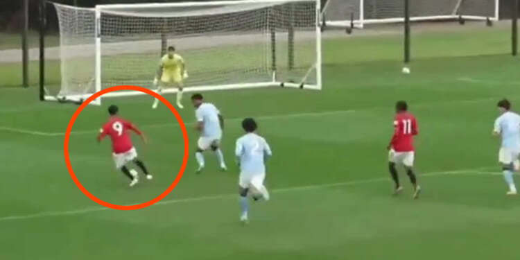 'Our future is in safe hands' - Man Utd ace JJ Gabriel, 14, demolishes rivals Man City while playing four age groups up