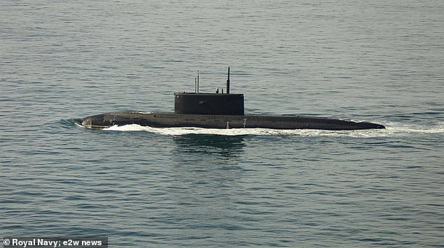 The submarine has a crew of 52 and can stay underwater for up to 45 days at a time
