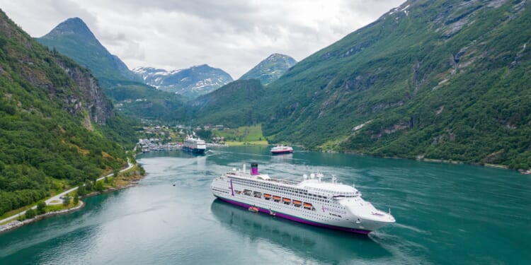I went on the 'affordable luxury' Nordic cruise where temperatures hit 28C