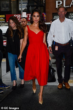 Meghan at the Rockefeller Centre Studios, July 2016