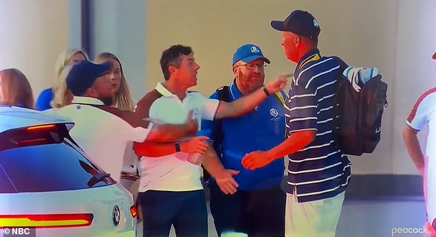 Two years ago in Rome during the Ryder Cup, he had a furious row with caddie Joe LaCava