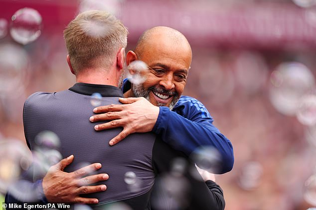 Nuno has previously coached Wolves, Tottenham and Nottingham Forest in the Premier League