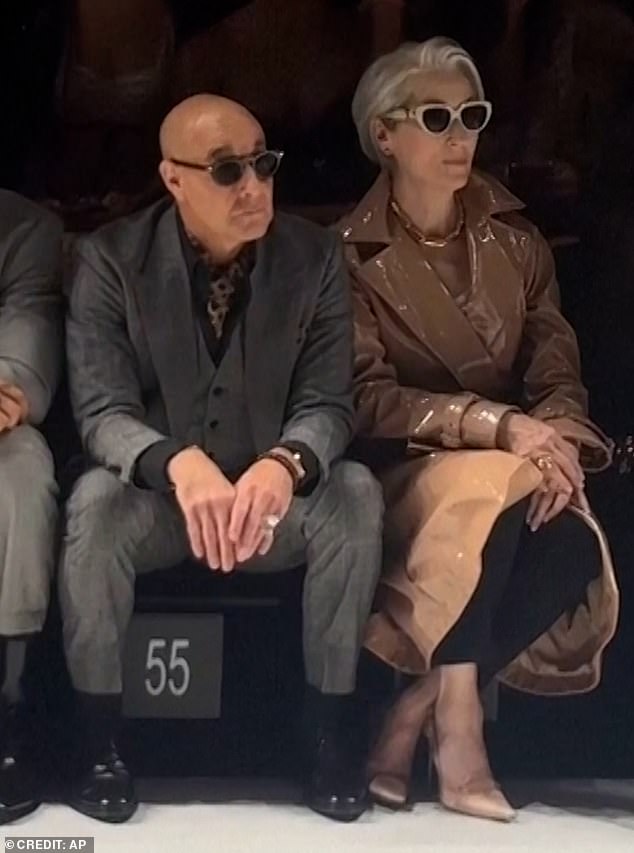 The pair were filming scenes for the eagerly anticipated The Devil Wears Prada 2 and slipped seamlessly back into their characters from the 2016 film