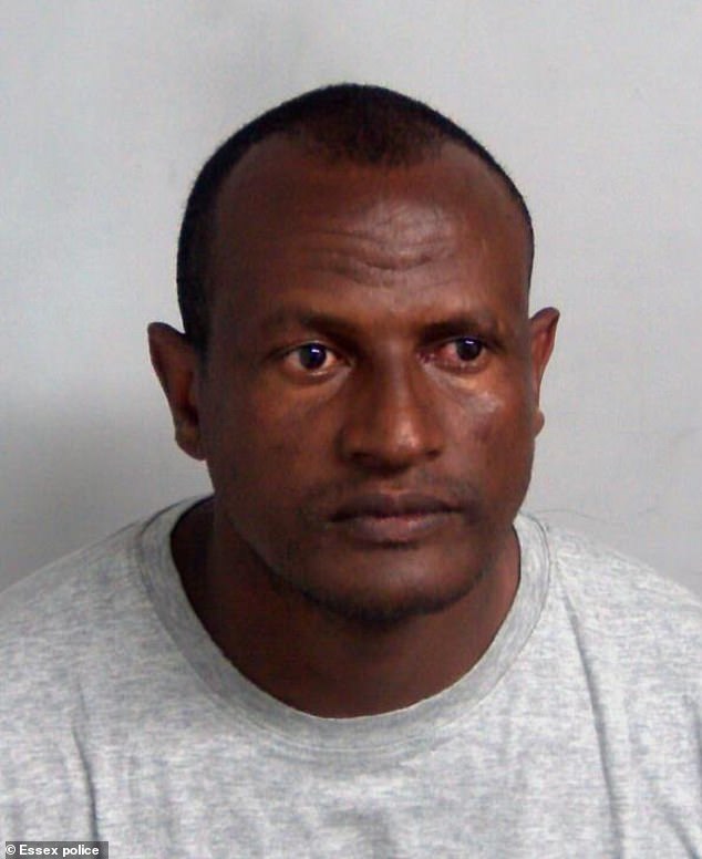 Ethiopian national Hadush Kebatu (pictured) who tried to kiss a schoolgirl before groping a woman who came to her aid was jailed for 12 months
