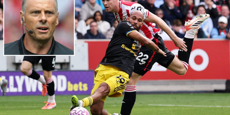 'Absolute nonsense' - Brentford's Nathan Collins SHOULD have been sent off against Man Utd, says ex-Premier League ref