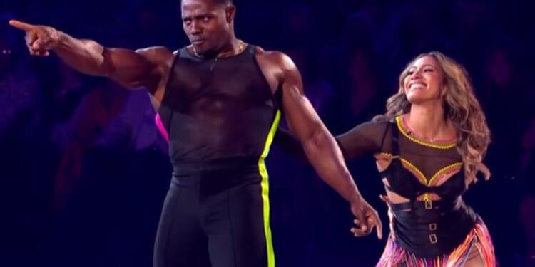 Gladiators' Nitro chokes back tears after Strictly debut over devastating injury saying 'I've dreamt of this moment'