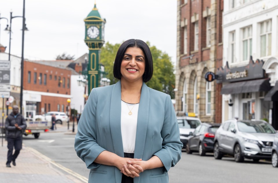 Home Secretary Shabana Mahmood in the Jewellery Quarter of her Birmingham Ladywood constituency.