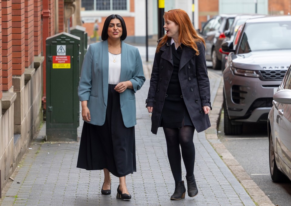 Sun on Sunday Political Editor Kate Ferguson with Home Secretary Shabana Mahmood in the Jewellery Quarter of her Birmingham Ladywood constituency.