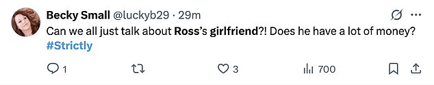 Fans were quick to react on X (formerly Twitter), sharing their surprise at his glam girlfriend