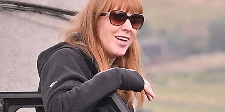Angela Rayner is all smiles as she's spotted in public for first time since bombshell resignation