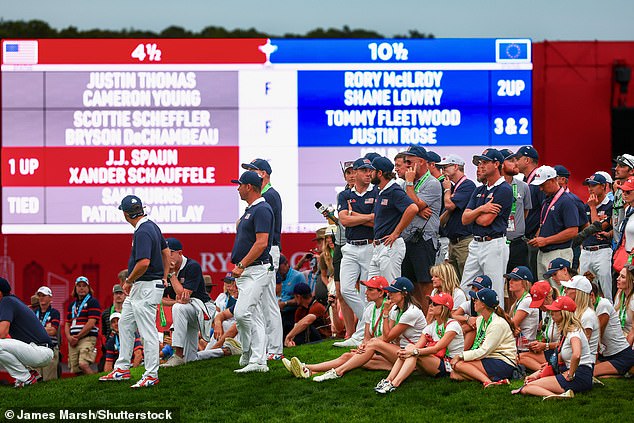 The scoreboard made for awful reading for the USA team late on Saturday evening